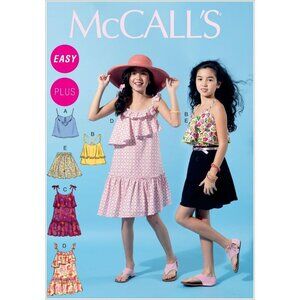 McCalls Sewing Pattern 6546 Dress Girls‎ Size 7-14